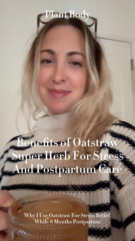 Herbal Tea for New Moms: Why I Drink Oatstraw for Sleep & Postpartum Recovery