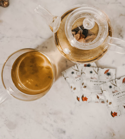 Postpartum Herbal Tea Blend I Drink Everyday For more Energy & Lactation | Milk Tea By Plant Body
